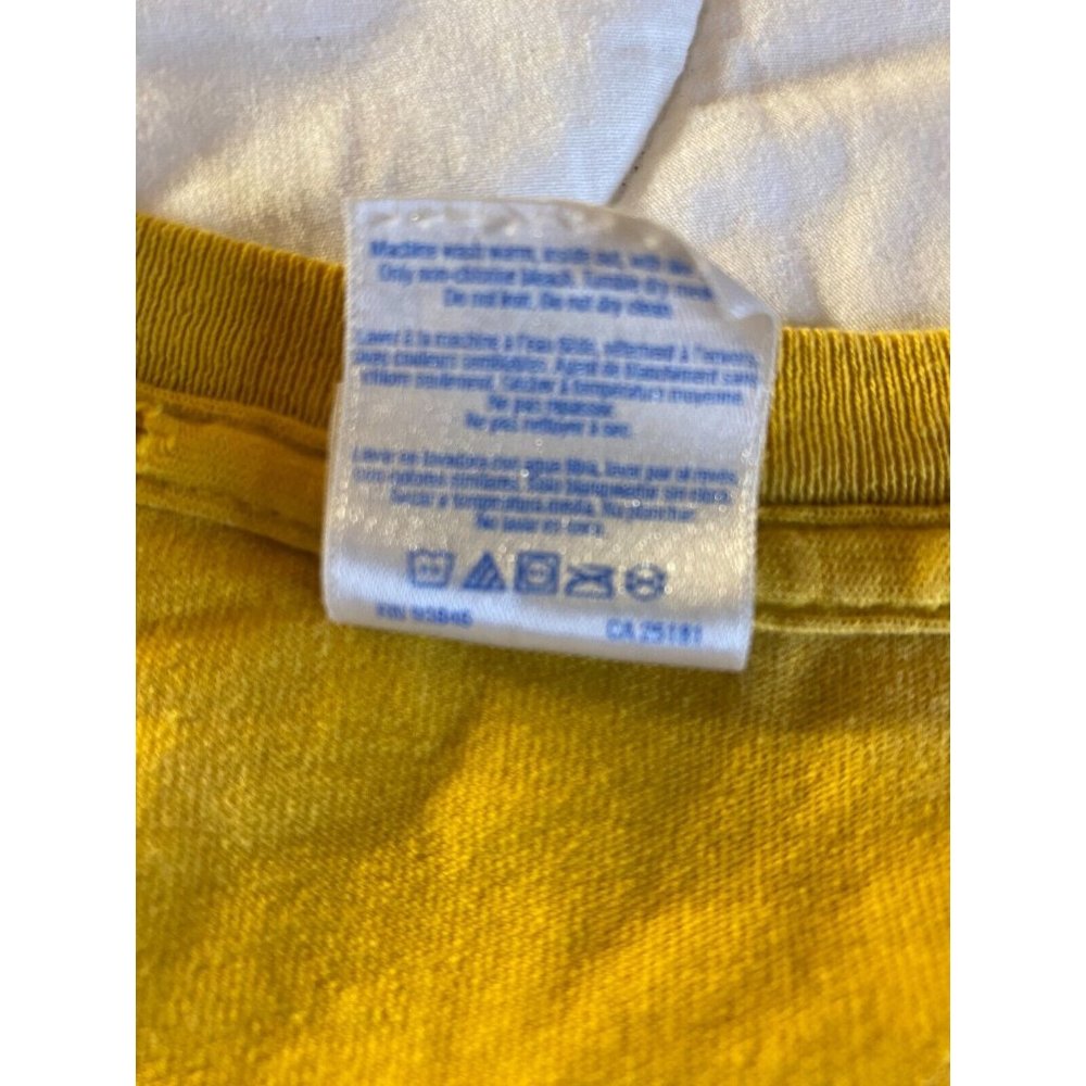Moose Crossing The Maine Way Men's Sz XL Yellow Short Sleeve T-Shirt - Picture 10 of 12
